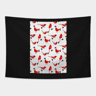 Sunflowers Cardinal Birds Tapestry