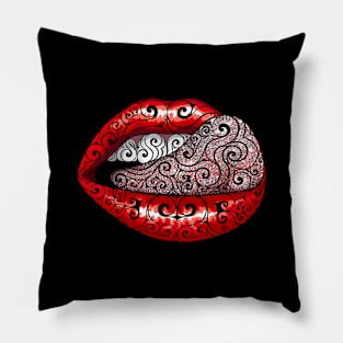 Swirly Precious Tongue Pillow