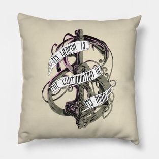 My Weapon is the Continuation of My Hand / Viking life (by Alexey Kotolevskiy) Pillow