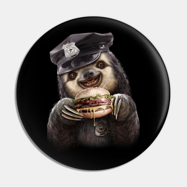 BURGER COP Pin by ADAMLAWLESS