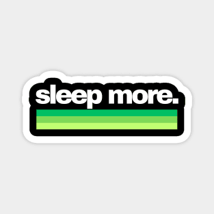 Sleep More Sleeping Rainbow - Greens Sleeping Magnet