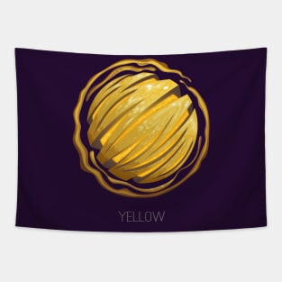 Yellow Planet Tapestry