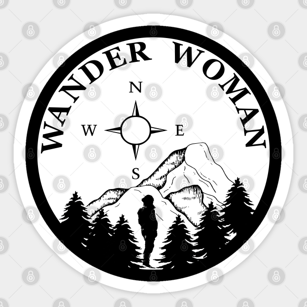 wander woman - Wander Woman - Sticker | TeePublic
