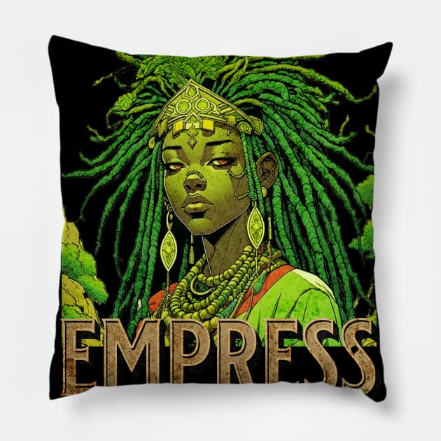 Rasta Empress Pillow by rastaseed