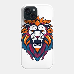 Fierce Leo Lion - Graphic Design Phone Case