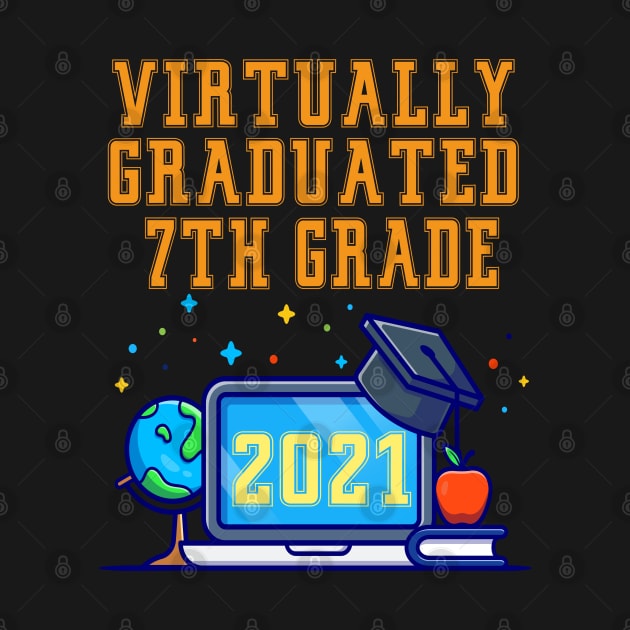 Kids Virtually Graduated 7th Grade in 2021 by artbypond
