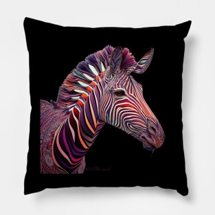Striped Zebra Pillow