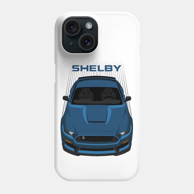 Ford Mustang Shelby GT350 2015 - 2020 - Ford Performance Blue Phone Case by V8social