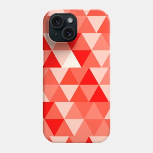 Abstract Red Triangle Art Phone Case