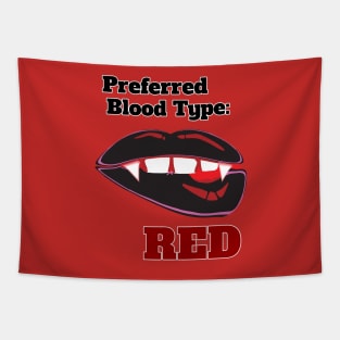 Funky Vampire Lips Tapestry