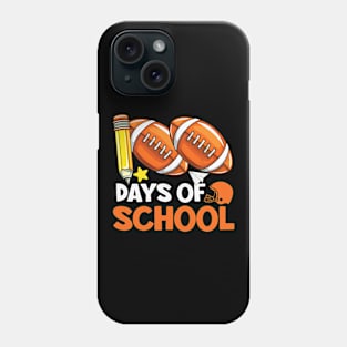 100 days of school teacher student outfit Phone Case