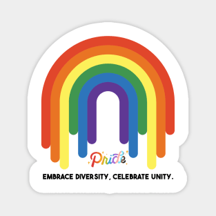 Pride: Embrace Diversity, Celebrate Unity Magnet