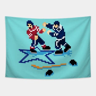 16-Bit Hockey Fight - Montreal vs Toronto Tapestry