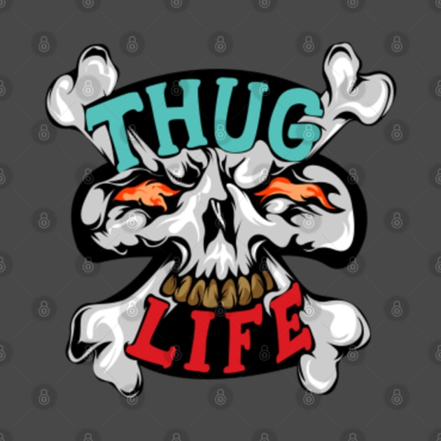 Thug Life Skull II by salesgod