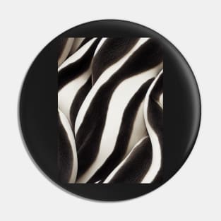Stylized Zebra Fur - Printed Faux Hide #7 Pin