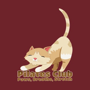 Pilates Club Cat T-Shirt