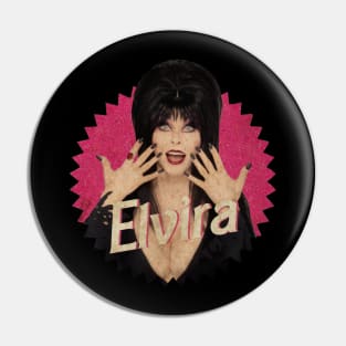 Elvira x Barbie Pin