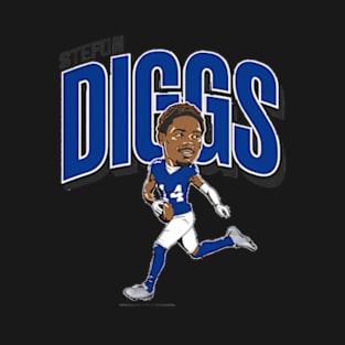 Stefon Diggs Caricature T-Shirt