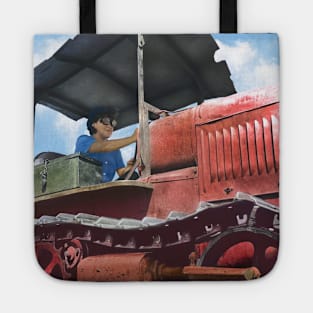 Israel, Kibbutz Ma’abarot, Tractorist. 1940 Tote