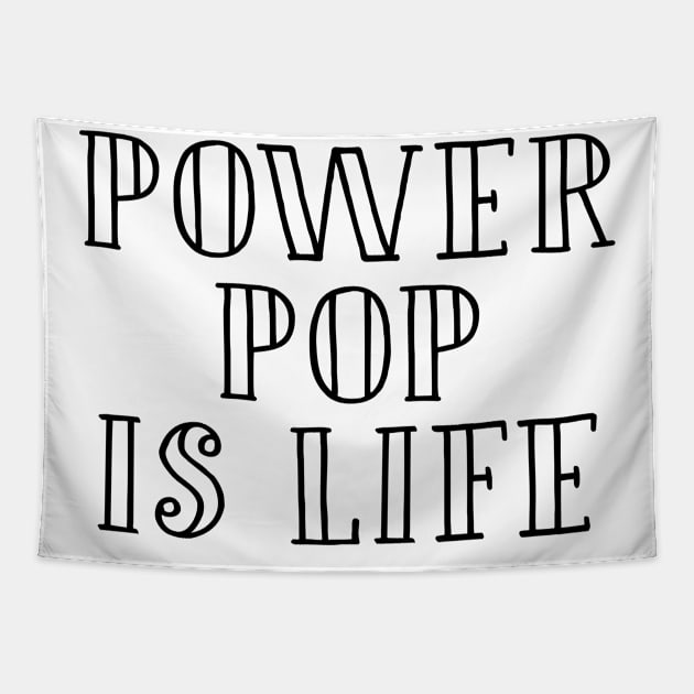 Power pop girl music fan gift Tapestry by NeedsFulfilled