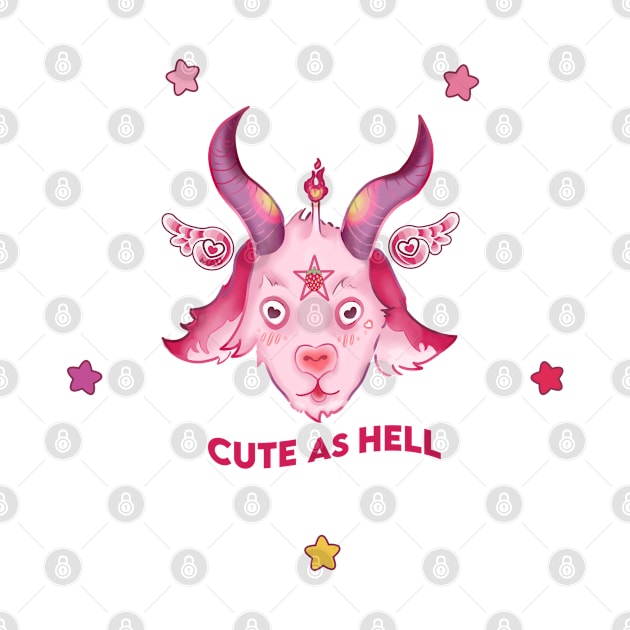 Cute Baphomet cute as hell Straberry by Doodling