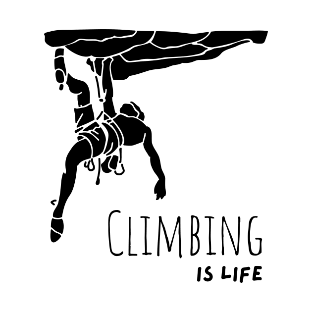 Climbing is life by Domelia