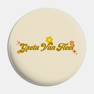 Greta Van Fleet - 70s style Pin