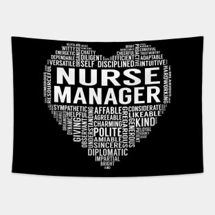 Nurse Manager Heart Tapestry