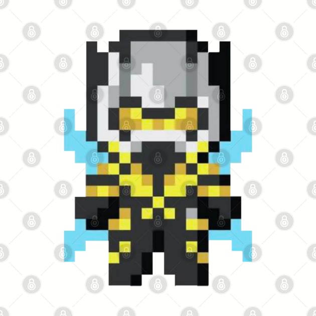 The wasp 8bit by Kopi Aiko Art