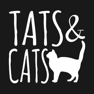 cats and tats cute cool design T-Shirt