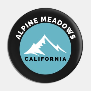 Alpine Meadows Ski Snowboard Mountain California Yosemite - Travel Pin