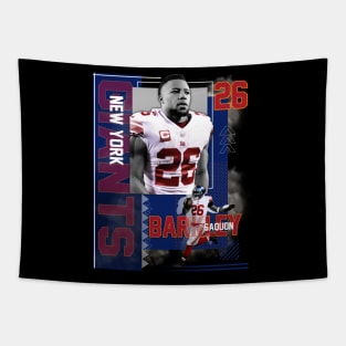 New York Giants Saquon Barkley 26 Tapestry