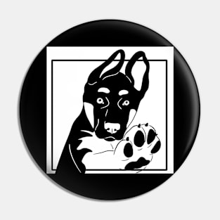 German Shepherd Puppy Pin