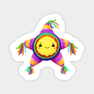 Cute Chibi Kawaii Piñata Feliz Cumpleanos Magnet