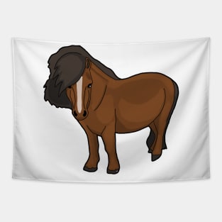 Shetland pony Bay Tapestry