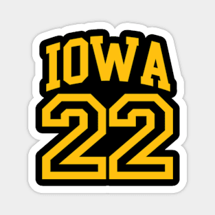 Iowa 22 Magnet