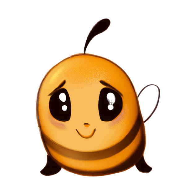 Cute Bee Drawing by Play Zoo