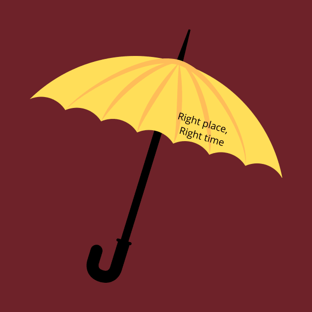 yellow umbrella by watermelonW