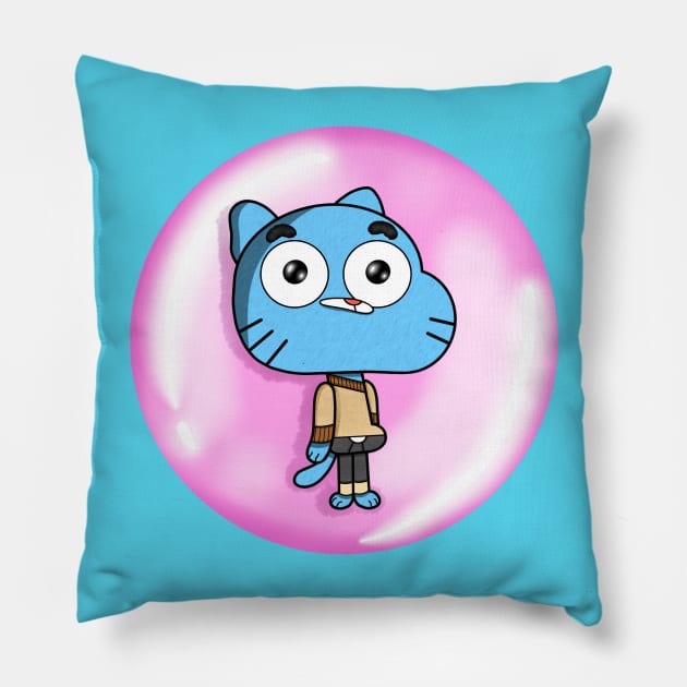 The Amazing World Of Gumball Pillow by DoodleJob