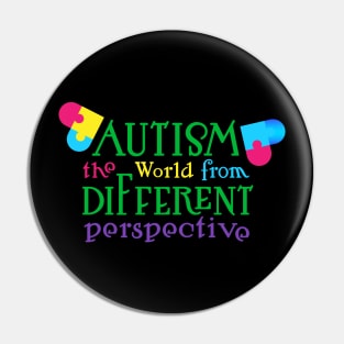 Autism Awareness - The world from a different perspective Pin