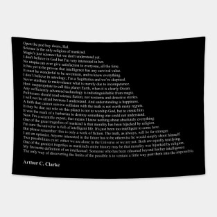 Arthur C. Clarke Quotes Tapestry