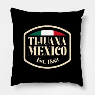 Tijuana // Retro Style Design Pillow