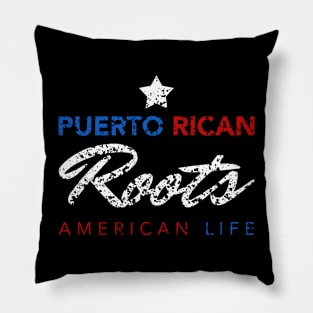 Puerto Rican American Design for Boricua USA Fans Pillow