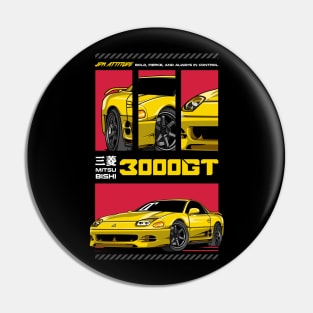 Iconic 3000GT Car Pin