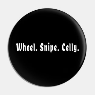 wheel snipe celly meme hockey gift Pin