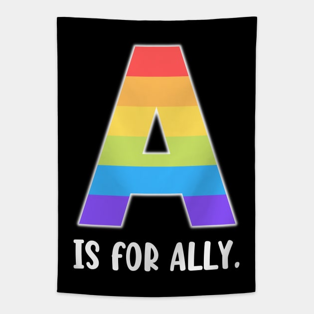 LGBTQ Ally Tapestry by Mey Designs