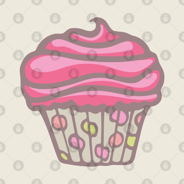 POLKA DOT CUPCAKE DREAMS Party Pink Buttercream Icing - UnBlink Studio by Jackie Tahara by UnBlink Studio by Jackie Tahara