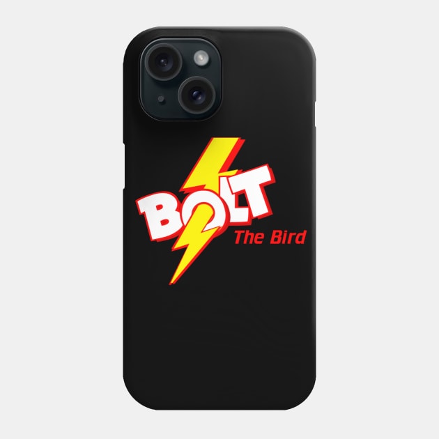 BOLT THE BIRD Phone Case by Booster Tutor