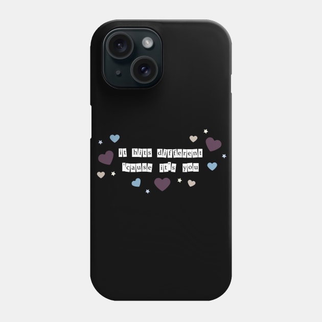 it hits different! Phone Case by treacherousxhope