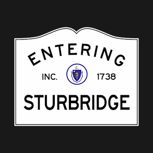 Sturbridge Massachusetts Vintage Road Sign T-Shirt